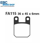 PASTIGLIE APRILIA EBC ORGANICA S-RX-SX 50 06>08 POST.FD.0094