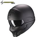 CASCO SCORPION MODULARE EXO COMBAT EVO NERO OPACO S-56 (In Esaurimento)