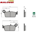 PASTIGLIE FRENO - CPI  SAUEL 125 02  =>   P   
GAS GAS  KIMKO FD.0114