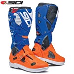 Stivali SIDI Crossfire 3 SRS Arancio fluo blu 43 (US 9.5)