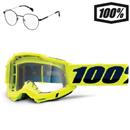 OCCHIALE 100% ACCURI 2 OTG YELLOW LENTE TRASPARENTE (461195)