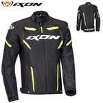 Giubbotto IXON STRIKER in tessuto UOMO nero-bianco-giallo fluo M (In Esa Giubbotto IXON STRIKER in tessuto UOMO nero-bianco-giallo fluo M (In Esa