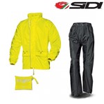 TUTA ANTIPIOGGIA K-OUT 3 N.32 GIALLO FLUO NERO 3XL-56