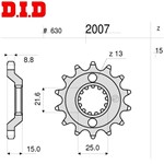 PIGNONE DID PROF. KAWASAKI 750 GPZ 750 (ZX750 A1-5) UNITRACK 1983-1985