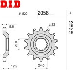 PIGNONE DID PROF. APRILIA 350 ETX TUAREG 350 1987-1992