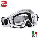 MASCHERA MOTOCROSS FM ROBIN BIANCA