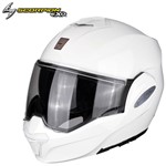 CASCO SCORPION MODULARE EXO TECH SOLID BIANCO XS-54 (In Esauirmento)