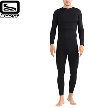SCOTT SPORTSWOOL SOTTOTUTA MAGLIA NERA XXL-54