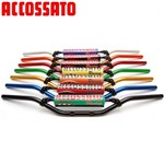 Manubrio Accossato In Alluminio Con Diametro Variabile - 28.5 mm NERO Manubrio Accossato In Alluminio Con Diametro Variabile - 28.5 mm NERO