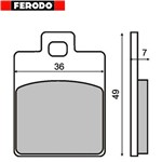 PASTIGLIE FRENO FERODO BENELLI 491 50 SPORT - RACING 97>(FD.0249) PASTIGLIE FRENO FERODO BENELLI 491 50 SPORT - RACING 97>(FD.0249)
