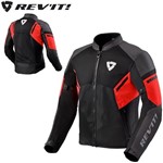 GIACCA REV'IT GT-R AIR 3 nero-neon rosso S-46 GIACCA REV'IT GT-R AIR 3 nero-neon rosso S-46