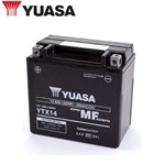 BATTERIA YUASA YTX14-BS (YTX14) "J" 12V/12AH  PRECARICATA SIGILLATA