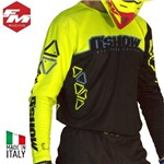 MAGLIA FM O'SHOW 23 NERO-GIALLA FLUO L (In Esaurimento)