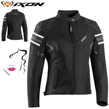 Giacca IXON ILANA EVO Giubbotto in tessuto DONNA Nero bianco S