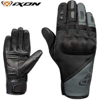 GUANTI PRO OSLO TESSUTO-PELLE NERO-KAKI M