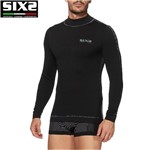 MAGLIA TS4 PLUS COLLO LUPETTO MANICA LUNGA NERO CARBON S