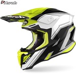 CASCO AIROH TWIST 2.0 SHAKEN YELLOW GLOSS S (TW2SH31)