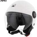 Casco Demi-Jet MPH ONE LITE GLOSS WHITE L-60 ECE 22.06