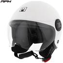 Casco Demi-Jet MPH ONE LITE GLOSS WHITE L-60 ECE 22.06 (In Esaurimento)