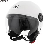 Casco Demi-Jet MPH ONE LITE GLOSS WHITE XXL-63 ECE 22.06