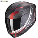 CASCO SCORPION INTEGRALE EXO-391 HAUT Nero opaco-arg-ros M-58 22.06