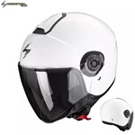 CASCO SCORPION JET EXO CITY II Bianco Lucido XS-54 22.06