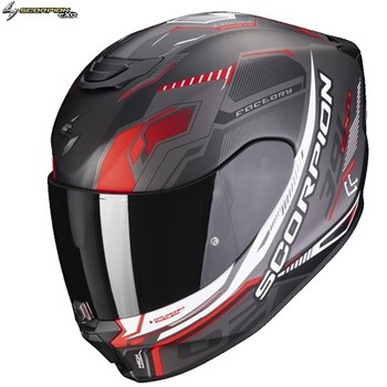 SCORPION INTEGRALE EXO-391 HAUT Nero opaco-arg-ros XL-61 22.06 (In Esaur