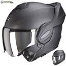 CASCO SCORPION MODULARE EXO-TECH EVO CARBON NERO OPACO L-60 22.06