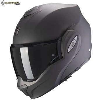 CASCO SCORPION MODULARE EXO-TECH EVO NERO OPACO L-60 22.06