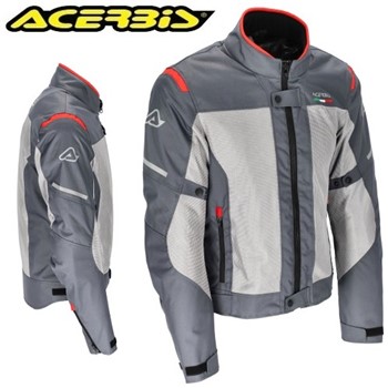 GIACCA CE ON ROAD RUBY UOMO GRIGIO-ROSSO XXL-069