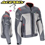 GIACCA CE ON ROAD RUBY LADY GRIGIO-ROSSO XS