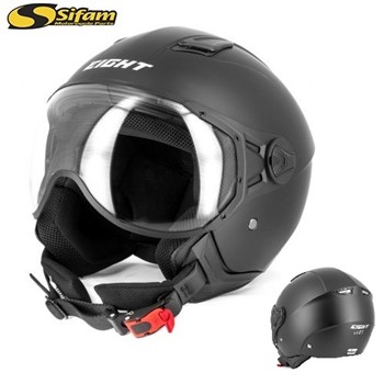 CASCO JET SIFAM S779 LEOV NERO OPACO XS-54 22.06 (In Esaurimento)
