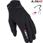 LS2 COOL LADY GLOVES BLACK XS