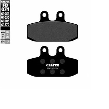 PASTIGLIE FRENO GALFER- APRILIA TUAREG 50 HPC SYSTEM 87 (FD.0091)