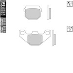 PASTIGLIE FRENO GALFER Aprilia Scarabeo 50 2t/4t 10>12 (FD 0226) PASTIGLIE FRENO GALFER Aprilia Scarabeo 50 2t/4t 10>12 (FD 0226)