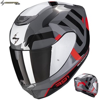 SCORPION INTEGRALE EXO-391 AROK grigio-rosso-nero XS-54 22.06 (In Esauri