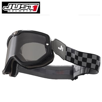 JUST1 GOGGLE SWING CHESS BLACK-GREY (In Esaurimento)