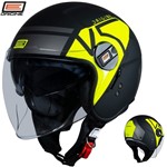 CASCO ORIGINE ALPHA V5 fluo yellow black matt XS-54 22.06