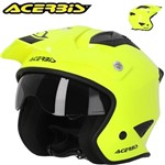 CASCO ACERBIS JET ARIA OMOLOG. ECE-ONU 22-06 GIALLO 2 S-56