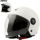 Casco Demi-Jet MPH ONE GLOSS WHITE L-60 ECE 22.06 (In Esaurimento)