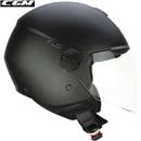 CASCO CGM FLO MONO NERO OPACO VISIERA LUNGA S-56 22.06