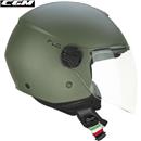 CASCO CGM FLO MONO VERDE OPACO VISIERA LUNGA M2-58 22.06