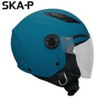 CASCO CGM SKA-P FUN MONO OTTANIO OPACO VISIERA LUNGA YXL-54 (In Esaurime CASCO CGM SKA-P FUN MONO OTTANIO OPACO VISIERA LUNGA YXL-54 (In Esaurime