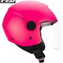 CASCO CGM FLO MONO ROSA FLUO OPACO VISIERA LUNGA S-56 22.06