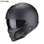 CASCO SCORPION MODULARE EXO COMBAT II NERO OPACO L-60 22.06