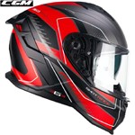 CASCO CGM SHOT RACE INTEGRALE ANTRACITE-ROSSO OPACO S-56 22-06