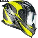 CASCO CGM SHOT RACE INTEGRALE NERO-GIALLO FLUO L-60 22-06