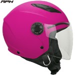 Casco Demi-Jet MPH 22.06 PLAY MATT FUCSIA M-50 JUNIOR Casco Demi-Jet MPH 22.06 PLAY MATT FUCSIA M-50 JUNIOR