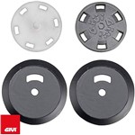 Coppia Viti Con Placca Visiera Casco Givi H123 Stratos NERO OPACO (In Es Coppia Viti Con Placca Visiera Casco Givi H123 Stratos NERO OPACO (In Es