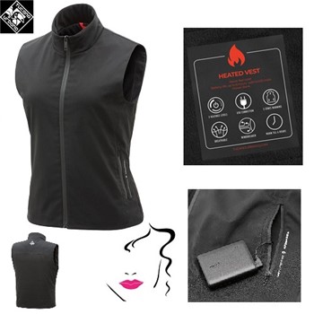 GILET ANTIVENTO RISCALDANTE TOPWARM LADY NERO 46 IT-XL